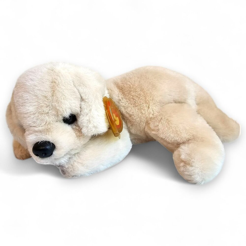 Ty Classic Muffin Labrador Retriever Dog Beanbag Plush w/ Tags Vintage 1995 13"